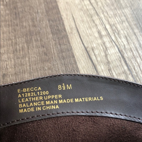 Etienne Aigner Becca Brown Heeled Knee High Boots - Picture 8 of 9